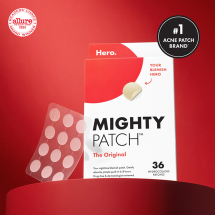 x4 Mighty Pimple Patch Original 36 pack (FREE Satin Sleep Mask)